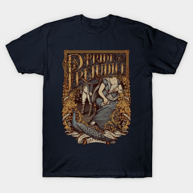 PRIDE AND PREJUDICE T-Shirt by Medusa Dollmaker